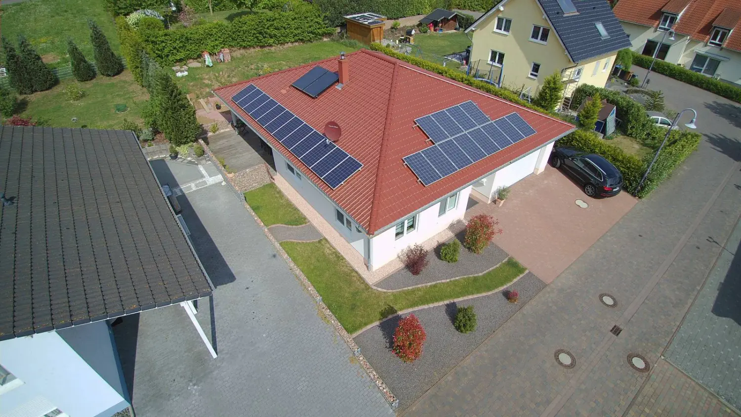 Solarxpert · Pultdach · 10 kWp + 10 kWh · Alzey